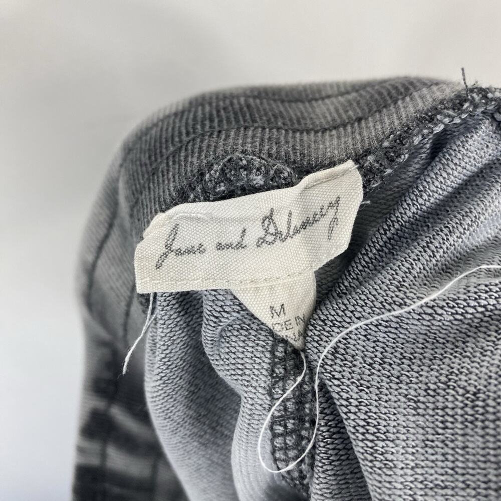 Jane & Delancey Jogger Pants Medium Gray Tie Dye Pull On Drawstring Cotton - Picture 4 of 6